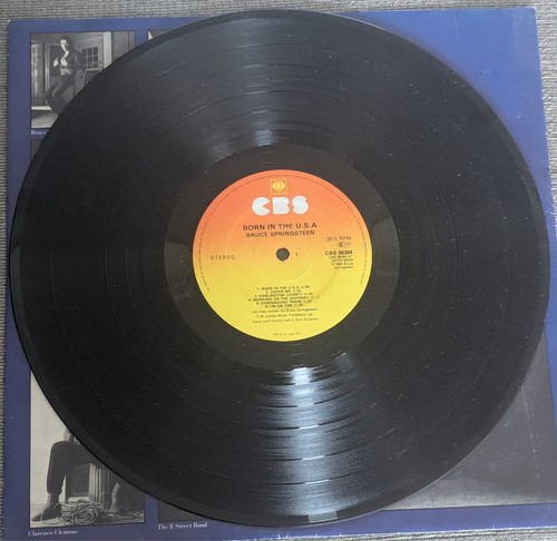Bruce Springsteen Born In the USA Vinyl LP UK (1984) Inner + Lyric *PLAY Tested* - Picture 5 of 9