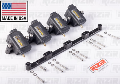 IGN1A Holley AEM Smart Coil Bracket Mounts USA! QTY 1 4Cyl Anodized Black USA