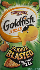 Pepperidge Farm Goldfish Flavor Blasted XTRA CHEESY PIZZA Baked Crackers 6.6oz