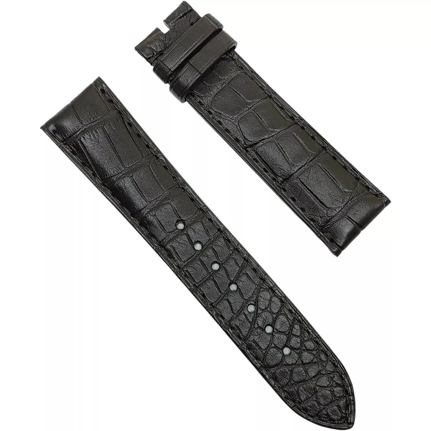 GUCCI   20 MM   AUTHENTIQUE   BRACELET EN CUIR MARRON   AUTHENTIQUE   BRACELET