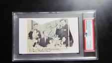 Robby McDowell Art Carney signed Cut Photo PSA/DNA Certified Encapsulated