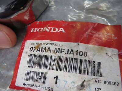 NOS Honda 14 Flute Oil Filter Wrench 07AMA-MFJA100 | eBay