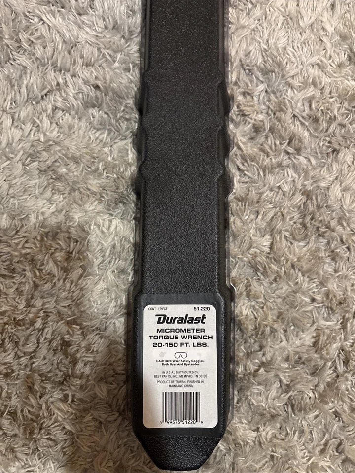 DURALAST (51-320) 1/2" DRIVE MICROMETER TORQUE WRENCH 50-250FT. LBS. *NEW* - Image 2 of 4