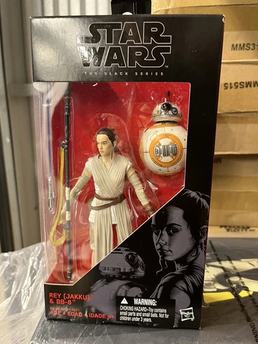 Hasbro Star Wars The Black Series 6-Inch - #02 Rey w lightsaber & BB-8  - New