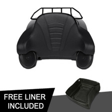 King Trunk Luggage Rack Pad & Speakers Fit For Harley Electra Glide 14-25