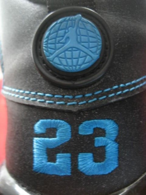 Nike Air Jordan 9 IX BLACK & PHOTO BLUE 302359-007 YOUTH sz 5Y