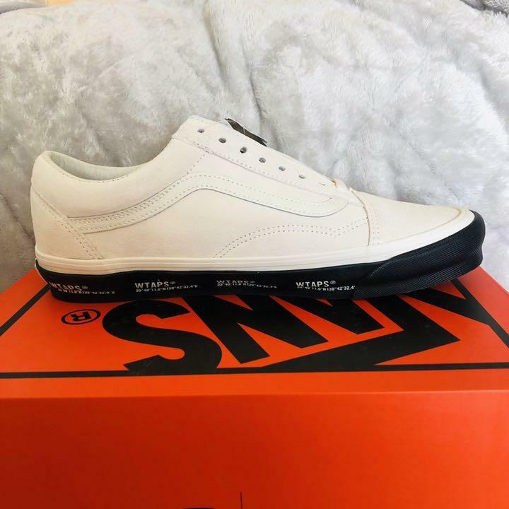 WTAPS × Vans New WTAPS VANS OG OLD SKOOL LX WHITE Sneakers 201BWVND