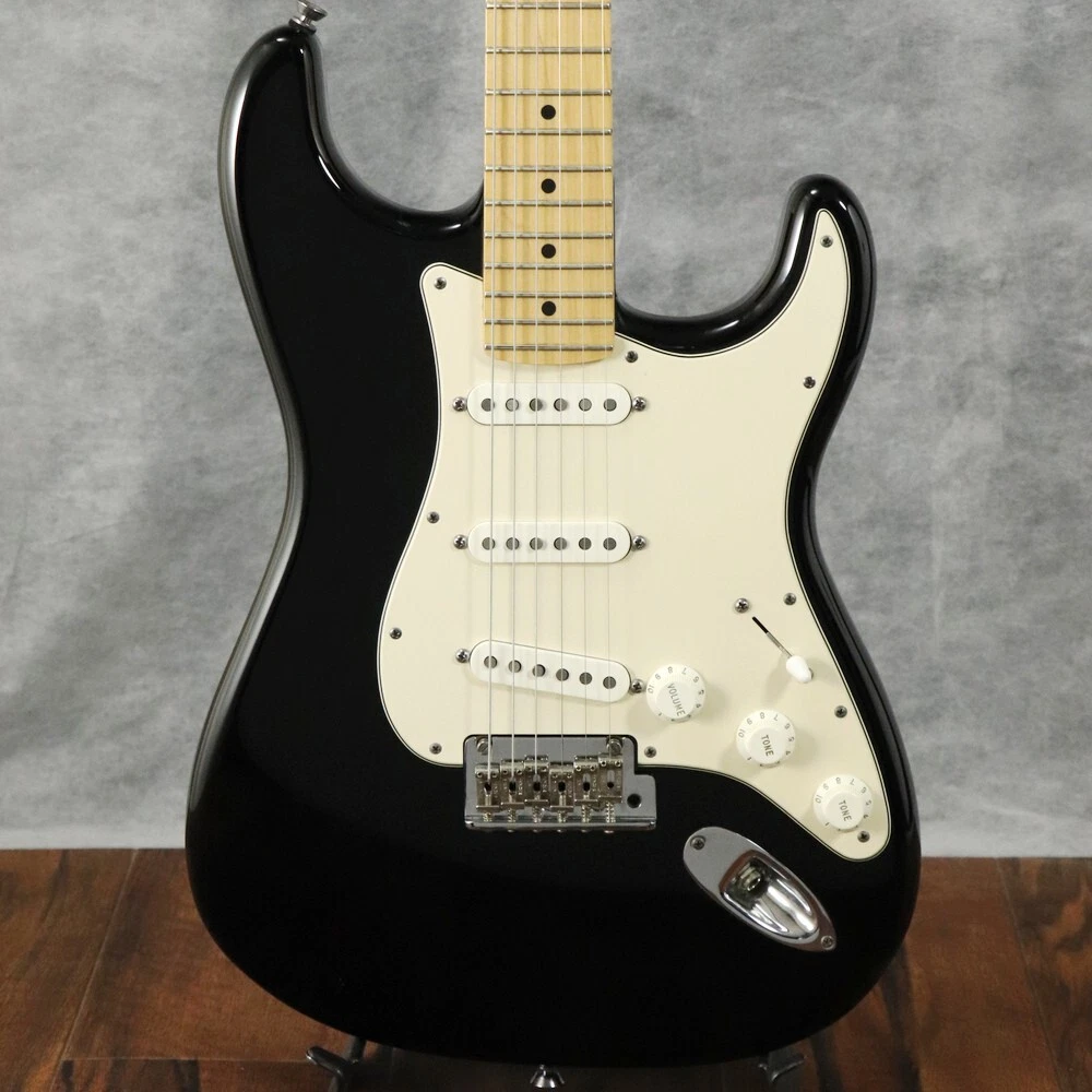 Fender American Standard Stratocaster Black Electric guitar w/soft case F/S