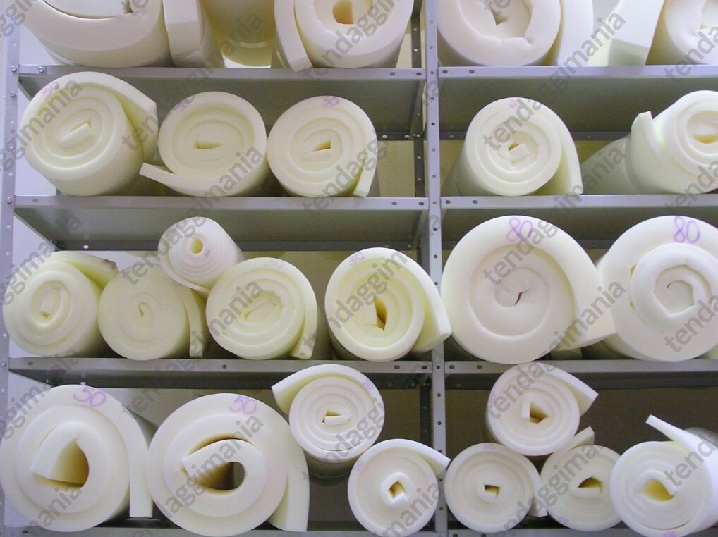 Gomma Piuma Imbottitura 30kg/m³ - Fogli 50x50x1cm Azzurro Per Cuscini E Sedie - Foto 9