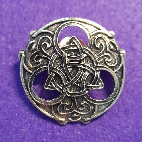 Viking Retro Brooch Pen annular Shoulder Shawl Scarf Clasp Cloak Pin Medieval - Picture 15 of 15