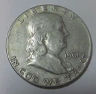 1961   Franklin Silver Half Dollar 90% Silver