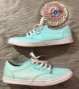 vans seafoam green shoes