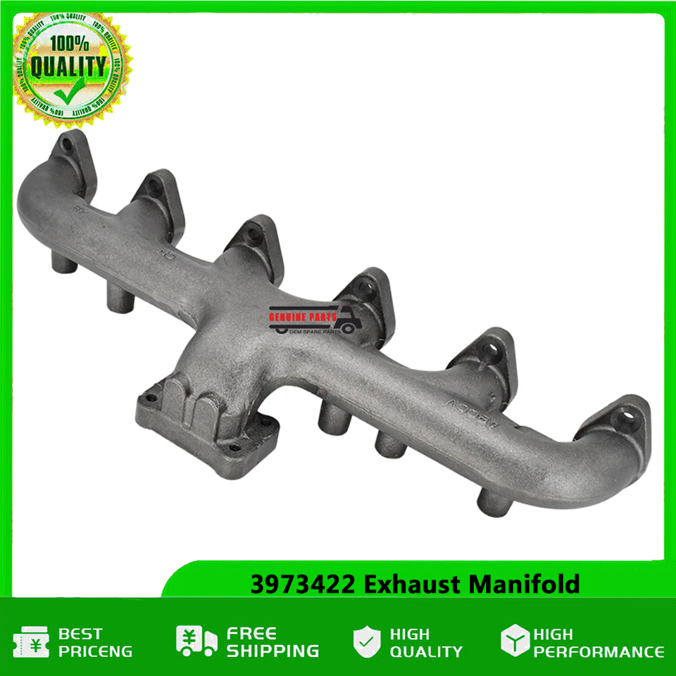 New 3973422 Exhaust Manifold for Cummins QSB5.9 QSB6.7 6C8.3 ISC8.3 ...