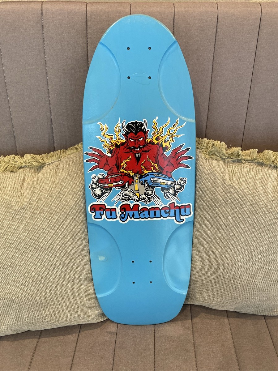 Fu Manchu- Dogtown- Alva- Santa Cruz- Sims- Skateboard Deck- Fu