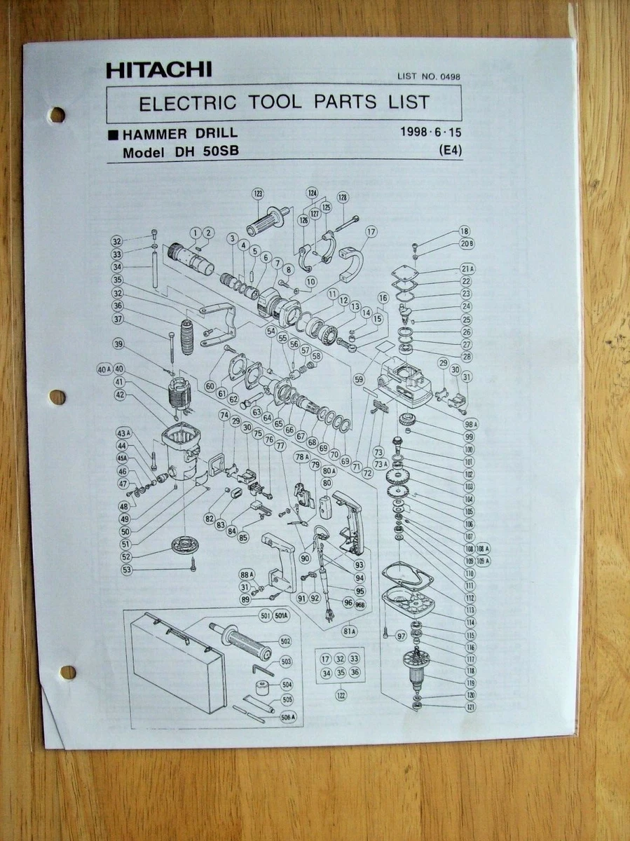 Image of Hitachi DH 50SB hammer drill on eBay