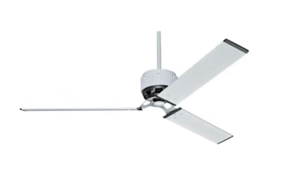 Hunter 72” Industrial Matte White 3 or 6 Blade Damp Rated Outdoor