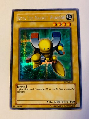 Yu-Gi-Oh! Beta the Magnet Warrior DOR-002 Secret Rare LP | eBay