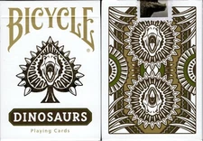 Limited Edition Dinosaurs Bicycle Playing Cards Poker Size Deck
