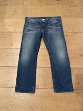 True Religion Mens Jeans Bobby Size 34 (meas 40) Made In USA
