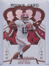 TUA TAGOVAILOA ROOKIE CARD 2020 Crown Royale DIE-CUT RC Miami Dolphins Football