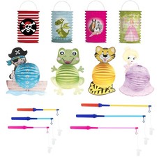 Stylex® Laterne Laternenstab Zuglaterne Leuchtstab LED Lampion St.Martin Auswahl