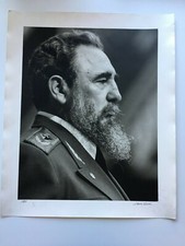 Liborio Noval Photo Print of Fidel Castro signed and numbered 4/5 dated 1987