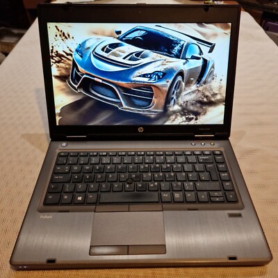 HP ProBook 6475b, AMD A4, 14'', Windows 10, 120Gb SSD, 8Gb RAM, Ladegerät (H32)