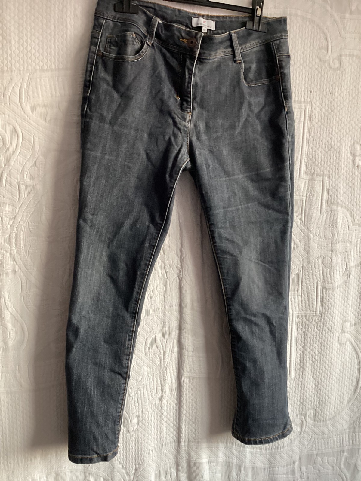 Jean Vintage Femme BLUE BACK Taille 44 - Bleu, Coupe Régulière, Longueur D'entrejambe 70 Cm, Occasion Très Bon état
