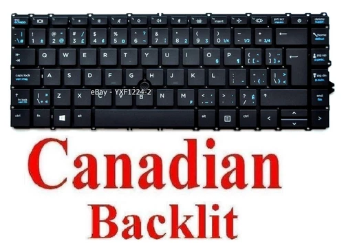 Keyboard for HP EliteBook 840 G7 845 G7 840 G8 845 G8 - CA Backlit L87607-DB1