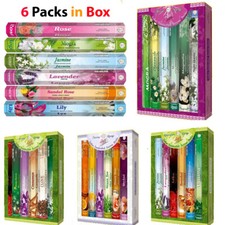 Flute Floral Incense Sticks, Premium Long Lasting, Non-toxic With Ash Catcher