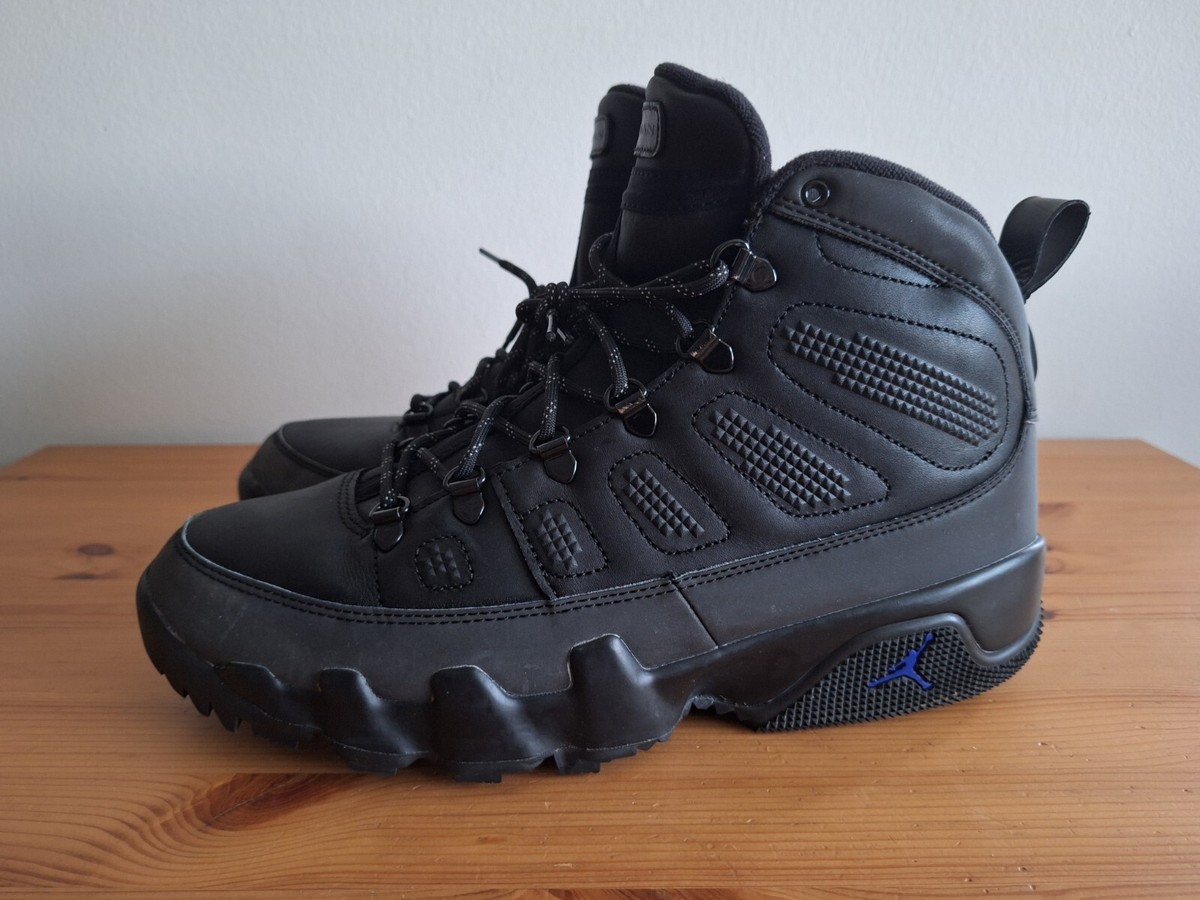 Nike Air Jordan Retro 9 Black Concord NRG Snow Boots AR4491 