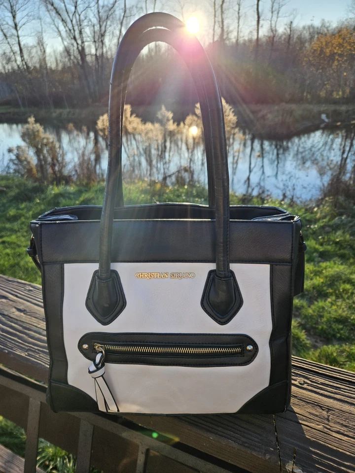 Bolso de mano grande Y2K para equipaje expandible RARO Christian Siriano años 00 sin pago Foto 2 de 4