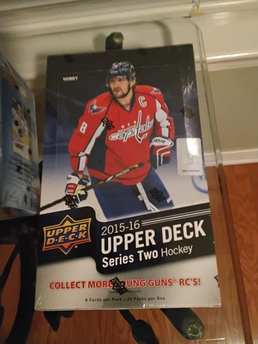 2015-16 Upper Deck Series 2 Hockey Factory Sealed HOBBY Box-6 Young Guns+MEM!