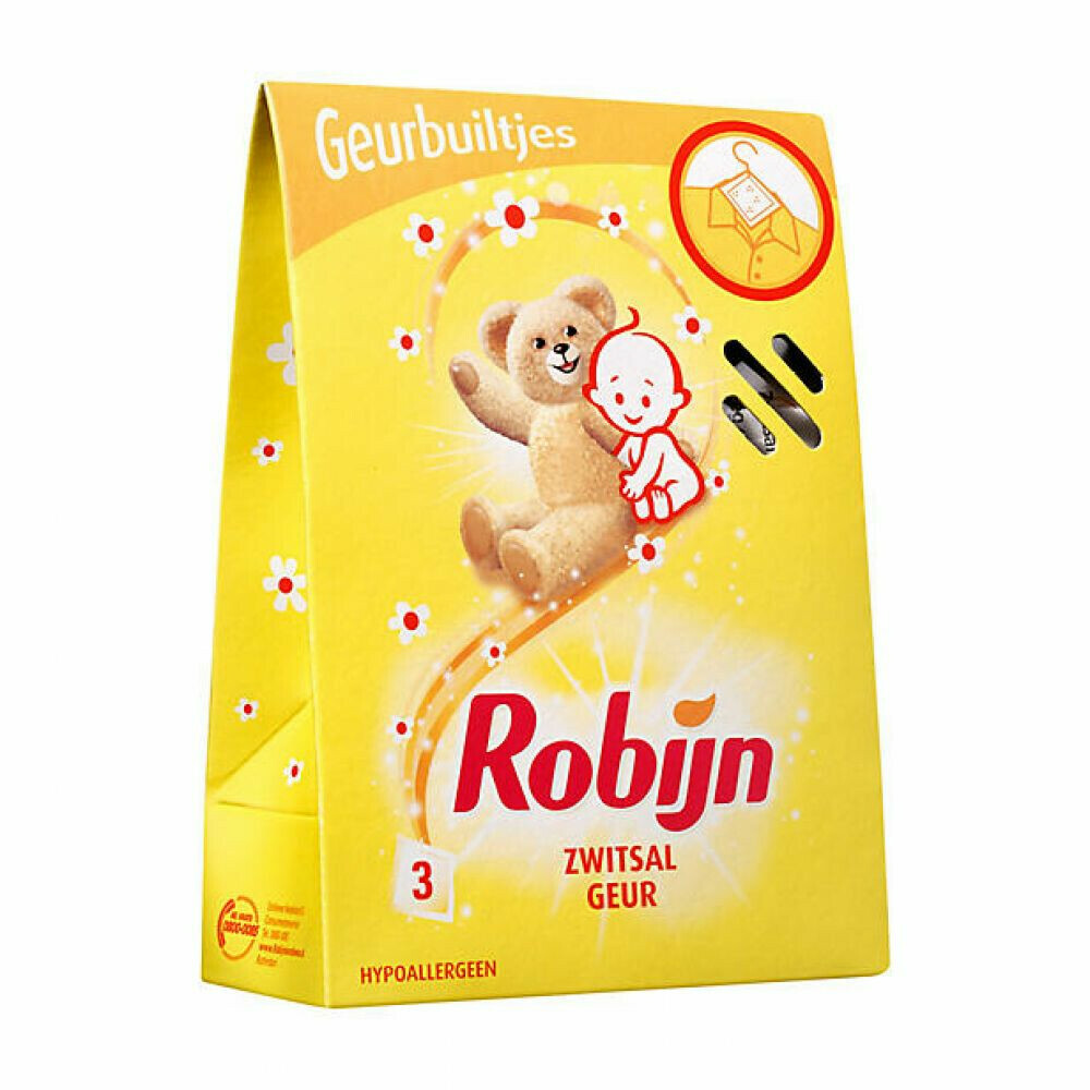 4 bolsas perfumadas Robijn - Zwitsal - 3 unidades