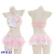 Costume Da Lolita Giapponese Per Donne Con Top A Righe E Gonna Cosplay