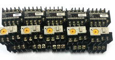 LOT OF 5 - FUJI SJ-0G 24VDC Contactor with TR-0N/3 0.48-0.72A Overloads