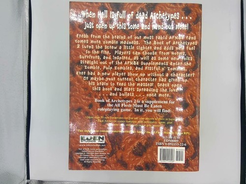 Book of Archetypes 2, Ein Pre-Gen Charakter-Folio für alles Fleisch muss gegessen werden RPG - Bild 2 von 2