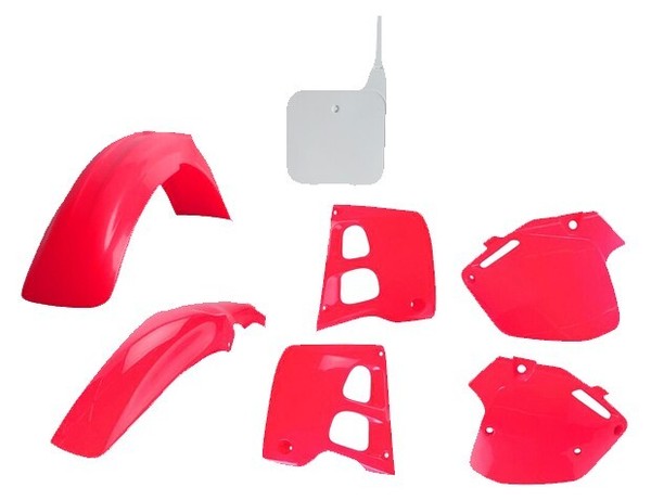 Set Plastics Motorradverkleidungen UFO Honda CR 125 1991 - 1992 250 1990 -1991-image