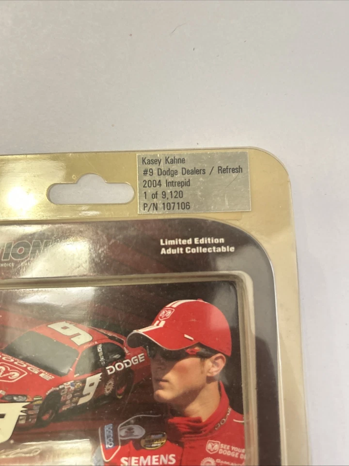2004 Action NASCAR Kasey Kahne #9 Dodge Dealers Intrepid 1:64 Limited Ed 1/9120 - Image 2 of 4