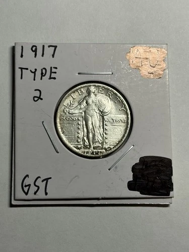 1917 P Standing Liberty Quarter Type 2 UNC Detail Better Variety