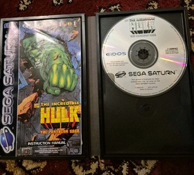 Sega Saturn MK-80200A PAL Console - Controllers, Hulk And Duke Nukem 3D Game