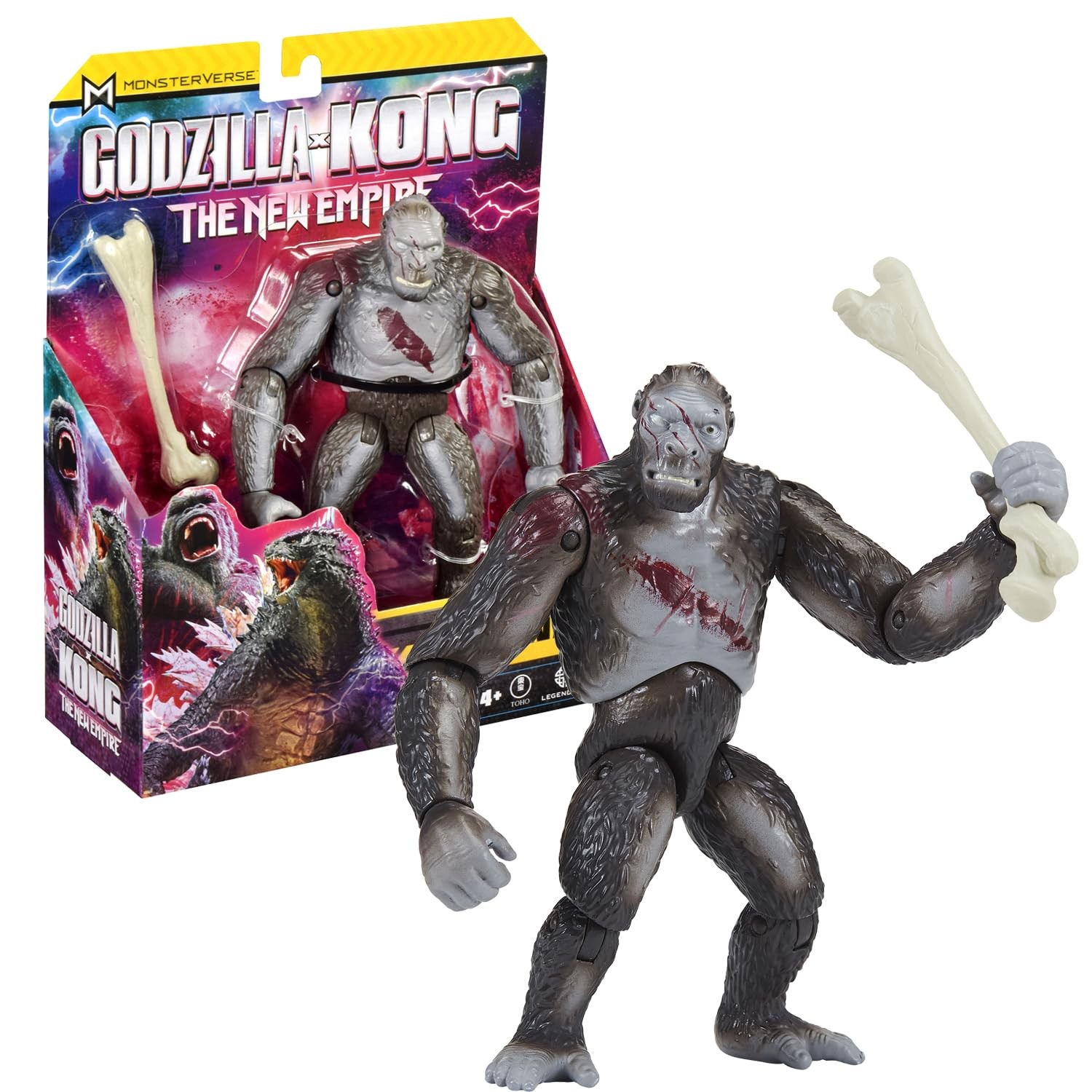 MonsterVerse Godzilla x Kong: The New Empire, 6-Inch 15 cm, Multicolor