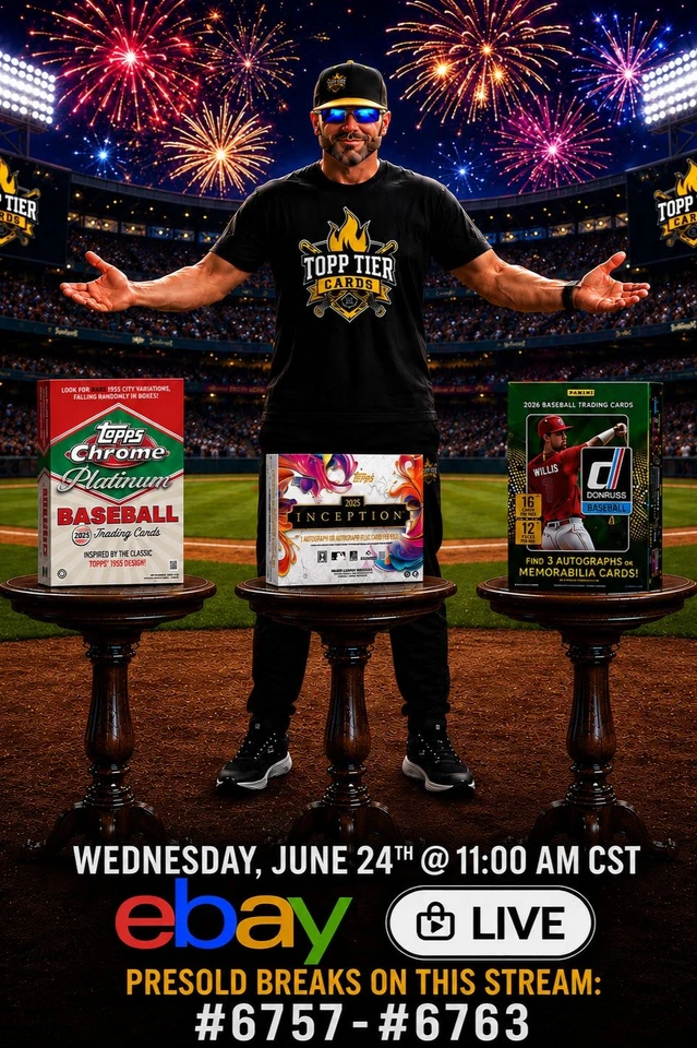 WEDNESDAY AFTERNOON BREAKS W/JAMES-2025 INCEPTION, CHROME PLATINUM, & MORE!