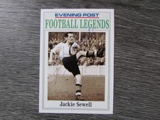 Jackie Sewell Notts County England & Sheff Wed Football Player Hand Signed Card