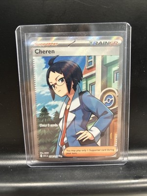 Pokémon TCG Cheren Full Art Ultra Rare Trainer Card Ascended Heroes 