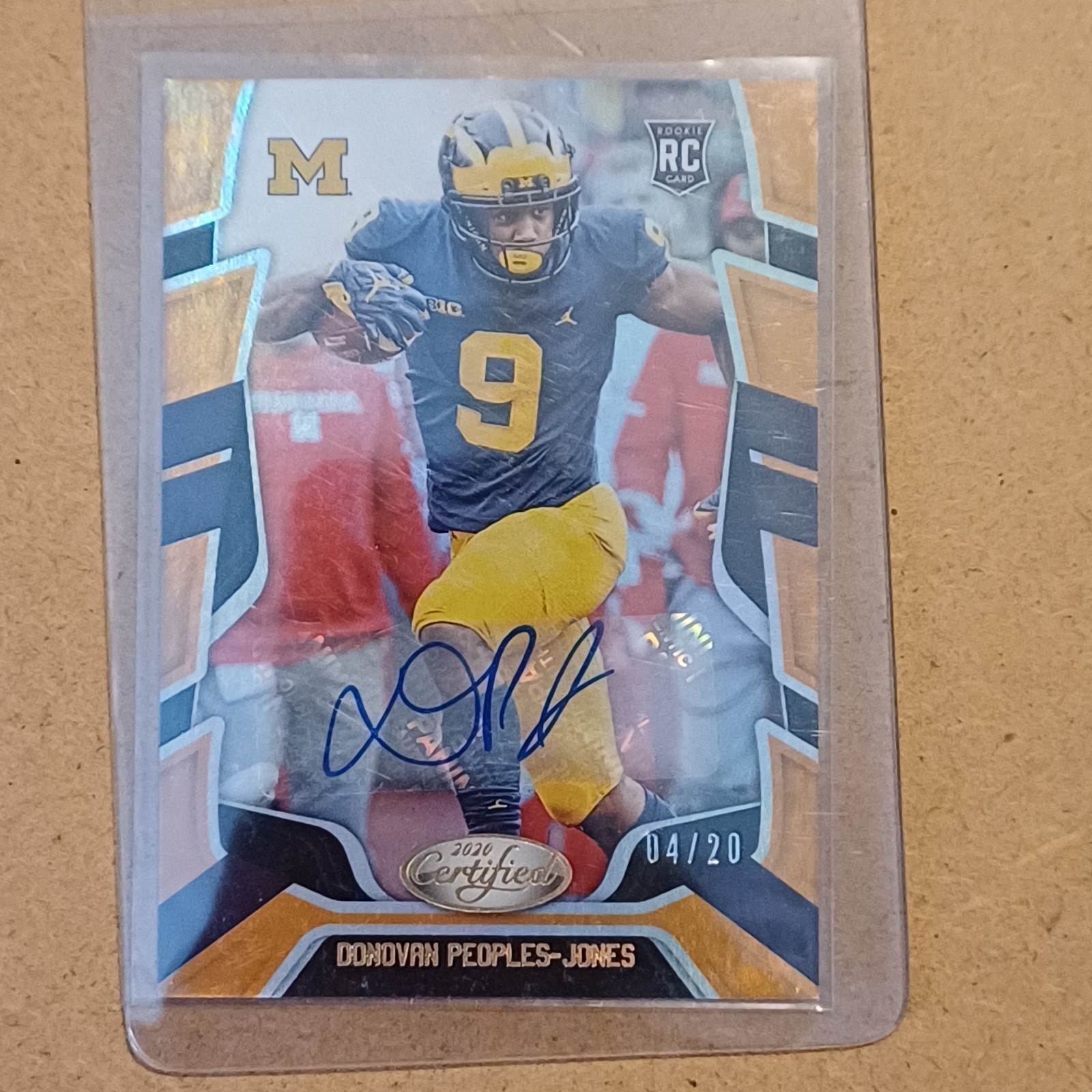 Donovan Peoples-Jones Panini Chronicles Draft Picks Certified Rookies #16 Base
