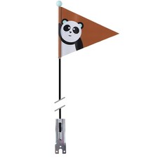 Wimpel Kinderfahrrad Wimpelstange Sicherheitswimpel Pex Kids Panda braun