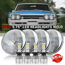 4pcs Dot 5 34 5.75 Led Headlights Hilo Drl For Oldsmobile 442 98 F85 Cutlass