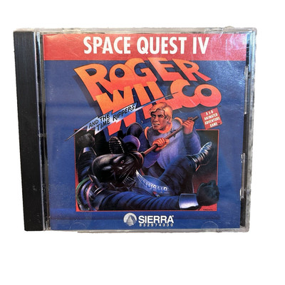 SPACE QUEST IV AND THE TIME RIPPERS A3-D ANIMATED ADVENTURE GAME By SIERRA  pc