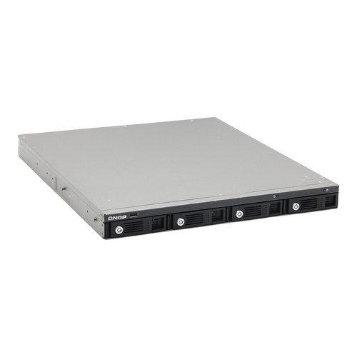 QNAP TS-420U Marvell 1.60GHz 2x Gigabit LAN 4-Bay Rack NAS-Server - 第 1/6 張圖片